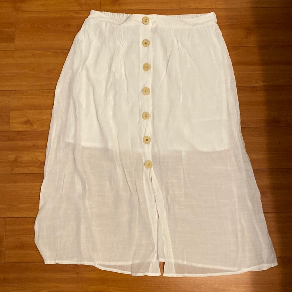 White skirt